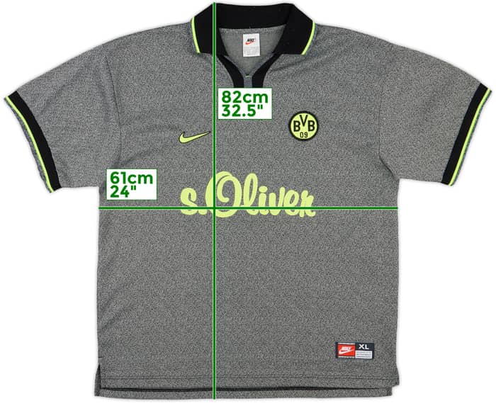 1997-98 Borussia Dortmund Away Shirt - 9/10 - (XL)