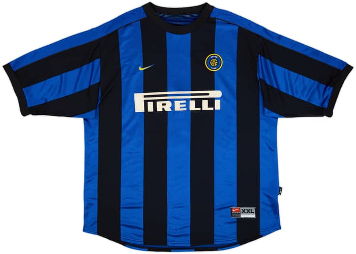 1999-00 Inter Milan Home Shirt Ronaldo #9 - 8/10 - (XXL)