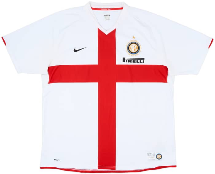 2007-08 Inter Milan Centenary Away Shirt Ibrahimovic #8 - 6/10 - (3XL)