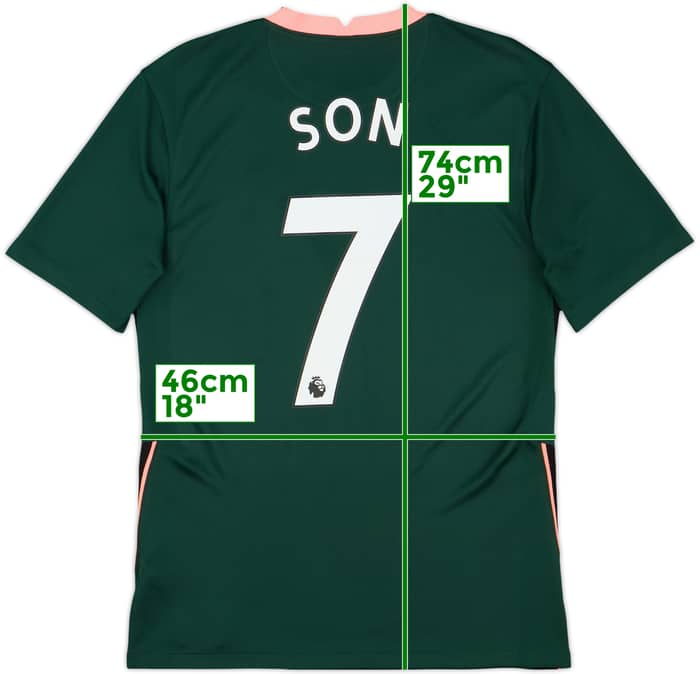 2020-21 Tottenham Away Shirt Son #7 - 9/10 - (S)