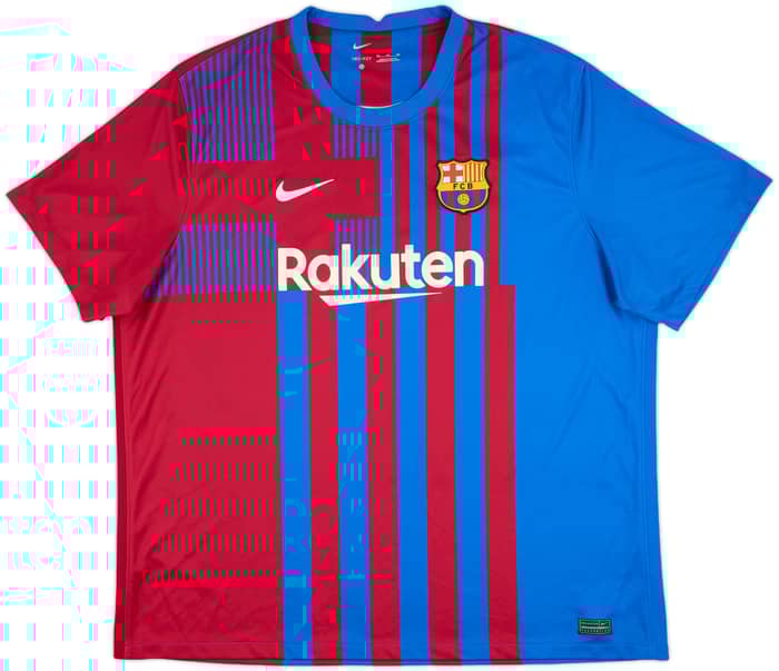 2021-22 Barcelona Home Shirt - 9/10 - (3XL)