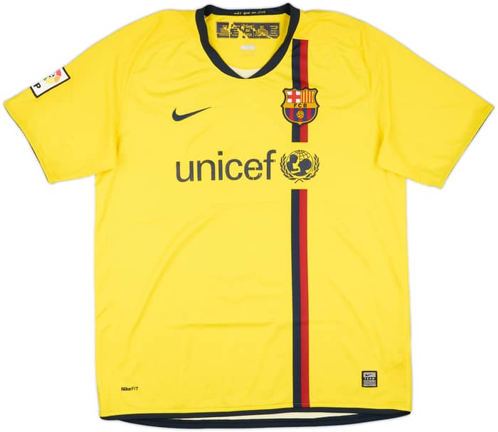 2008-10 Barcelona Away Shirt Henry #14 - 5/10 - (L)