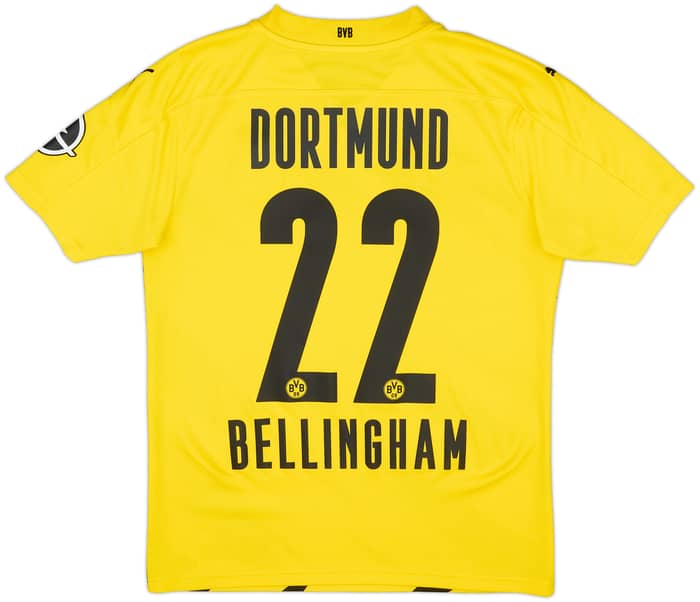 2020-21 Borussia Dortmund Home Shirt Bellingham #22 - 8/10 - (S)