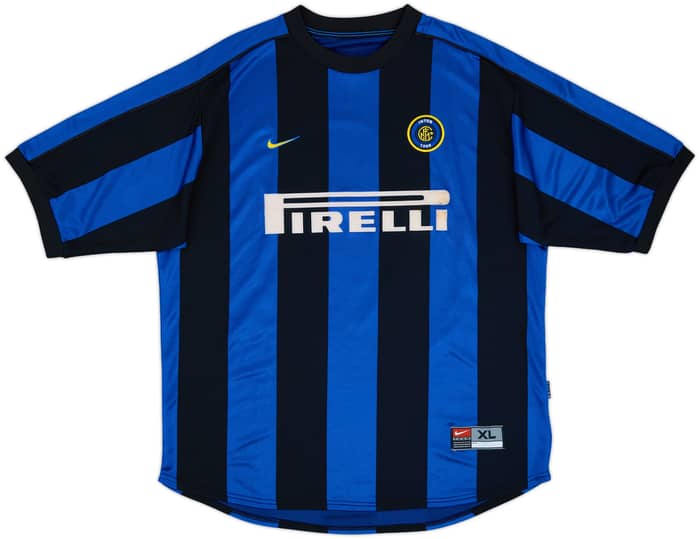 1999-00 Inter Milan Home Shirt Ronaldo #9 - 8/10 - (XL)