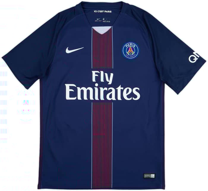 2016-17 Paris Saint-Germain Home Shirt Di Maria #11 - 8/10 - (M)