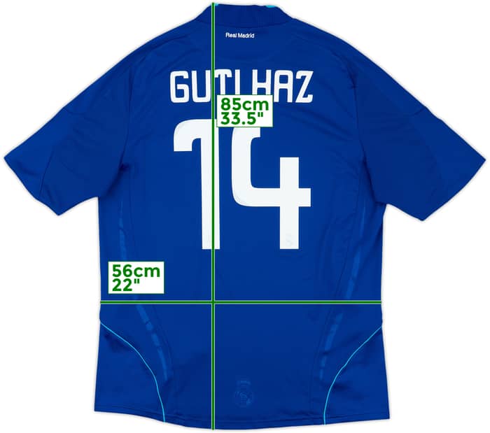 2008-09 Real Madrid Away Shirt Guti. Haz #14 - 8/10 - (L)