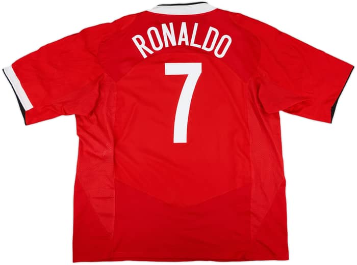 2004-06 Manchester United Home Shirt Ronaldo #7 - 9/10 - (3XL)