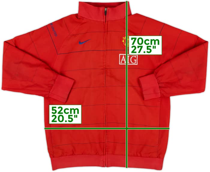 2008-09 Manchester United Nike Track Jacket - 6/10 - (XL.Boys)