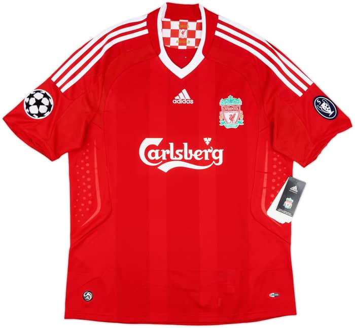 2008-10 Liverpool Home Shirt Gerrard #8 (L)