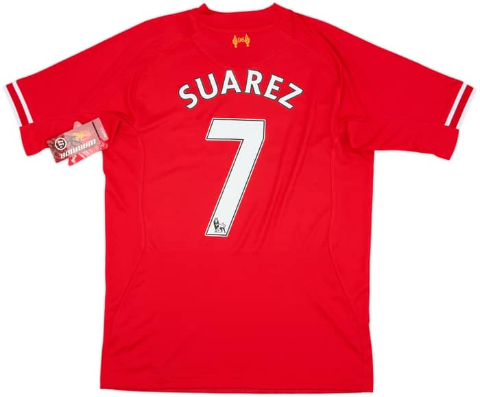 2013-14 Liverpool Home Shirt Suarez #7 (M)
