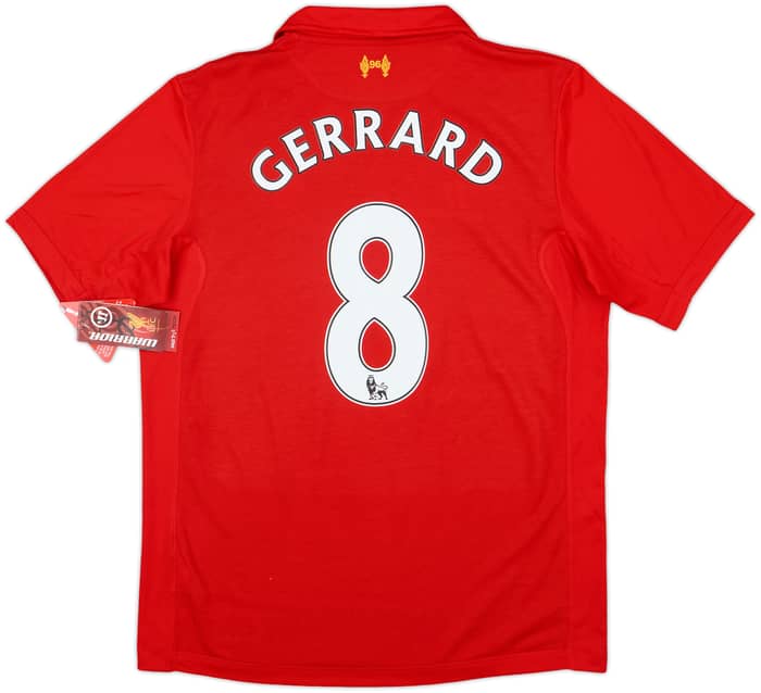 2012-13 Liverpool Home Shirt Gerrard #8 (M)