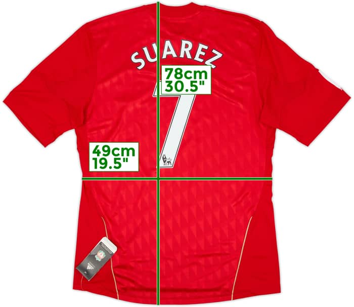 2010-12 Liverpool Home Shirt Suarez #7 (M)