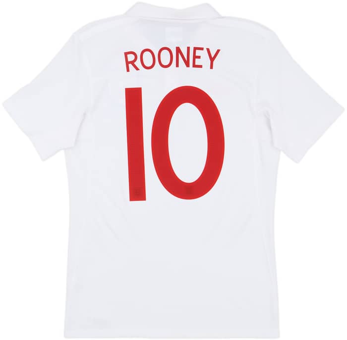 2009-10 England 'South Africa' Home Shirt Rooney #10 - 9/10 - (S)