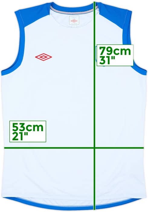 2012-13 England Umbro Training Vest - 9/10 - (XL)