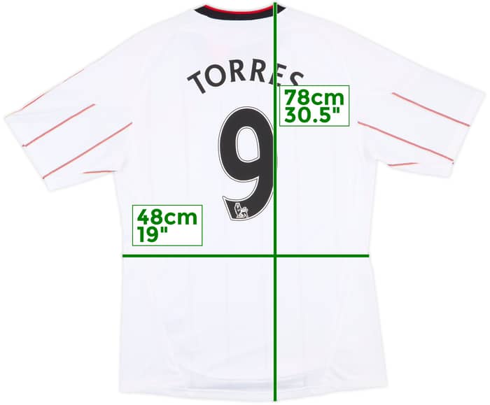 2010-11 Liverpool Away Shirt Torres #9 (M)