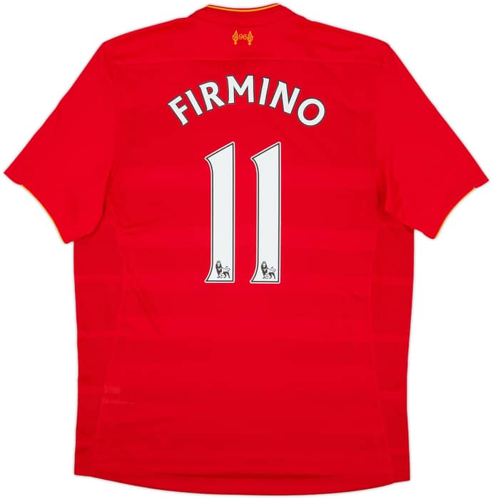 2016-17 Liverpool Home Shirt Firmino #11 (L)