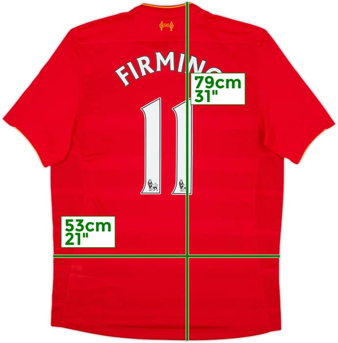 2016-17 Liverpool Home Shirt Firmino #11 (L)