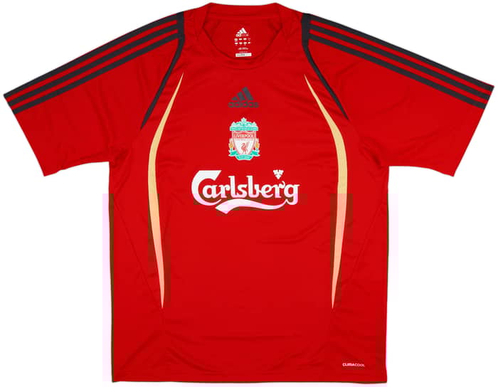 2009-10 Liverpool adidas Training Shirt - 9/10 - (L)