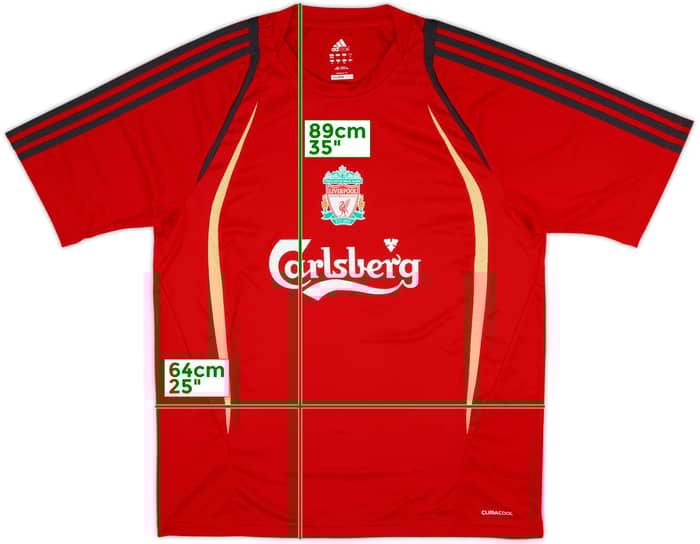 2009-10 Liverpool adidas Training Shirt - 9/10 - (L)