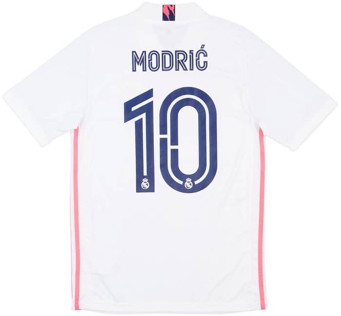 2020-21 Real Madrid Home Shirt Modric #10 - 8/10 - (S)