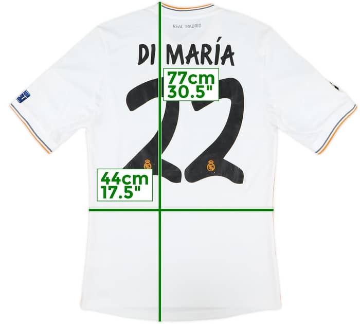 2013-14 Real Madrid Home Shirt Di Maria #22 - 6/10 - (S)