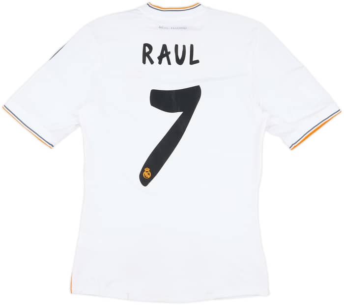 2013-14 Real Madrid Home Shirt Raul #7 - 6/10 - (S)
