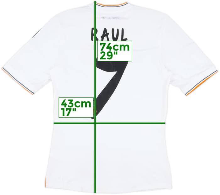 2013-14 Real Madrid Home Shirt Raul #7 - 6/10 - (S)