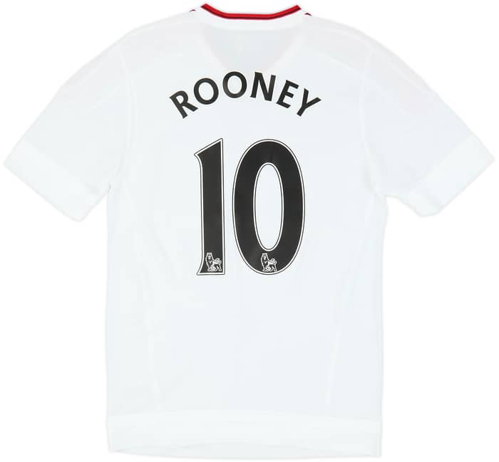 2015-16 Manchester United Player Issue Away Shirt Rooney #10 (M)