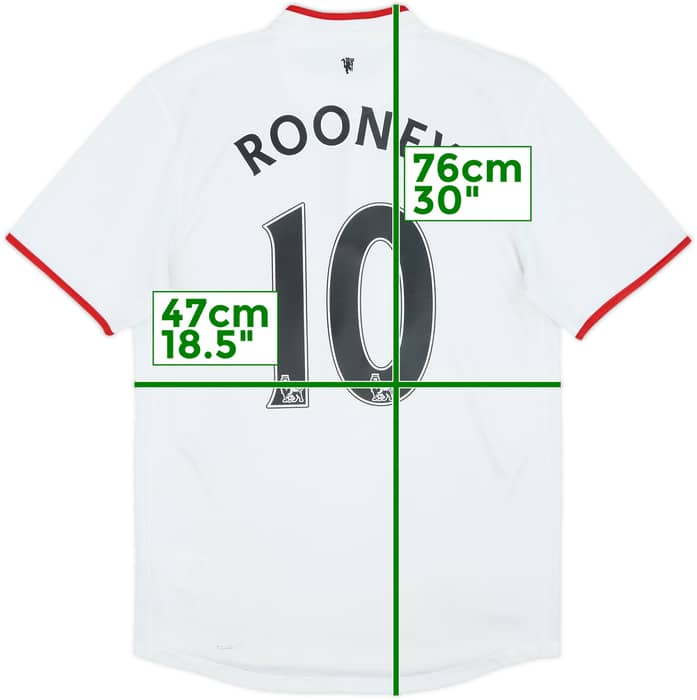 2012-14 Manchester United Away Shirt Rooney #10 - 6/10 - (L)
