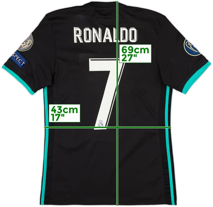 2017-18 Real Madrid Third Shirt Ronaldo #7 - 8/10 - (XS)