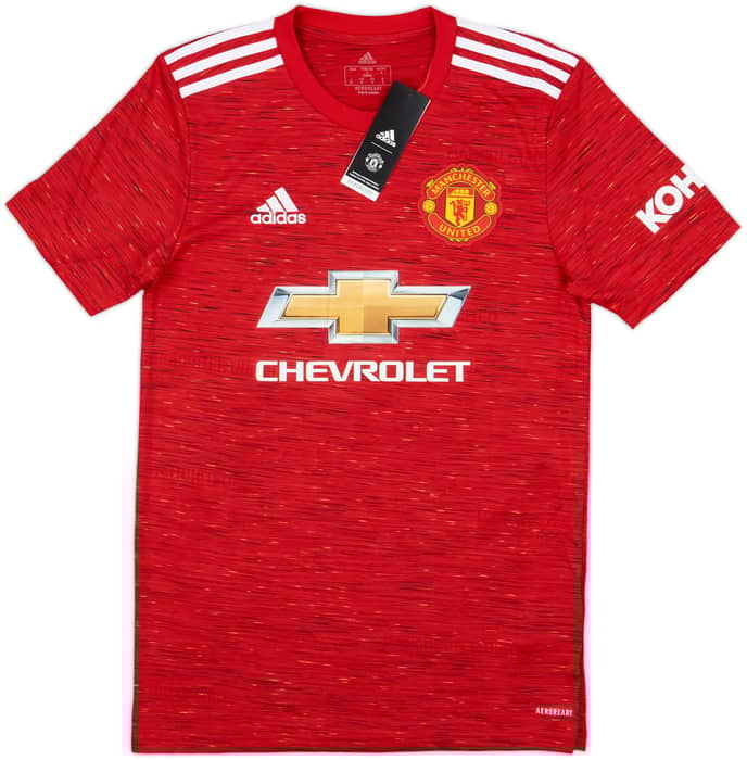 2020-21 Manchester United Home Shirt B.Fernandes #18 (S)
