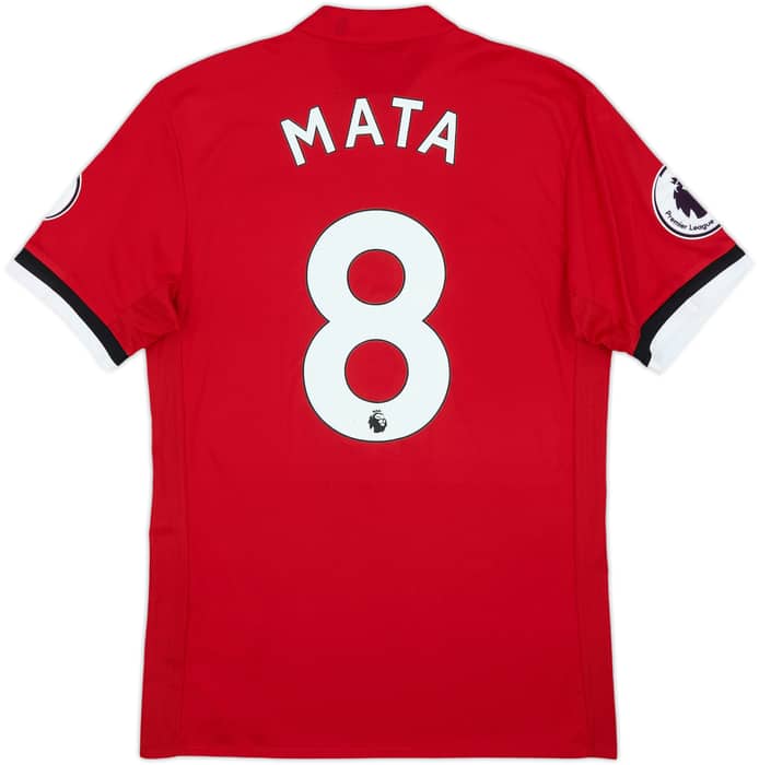 2017-18 Manchester United Home Shirt Mata #8 (S)