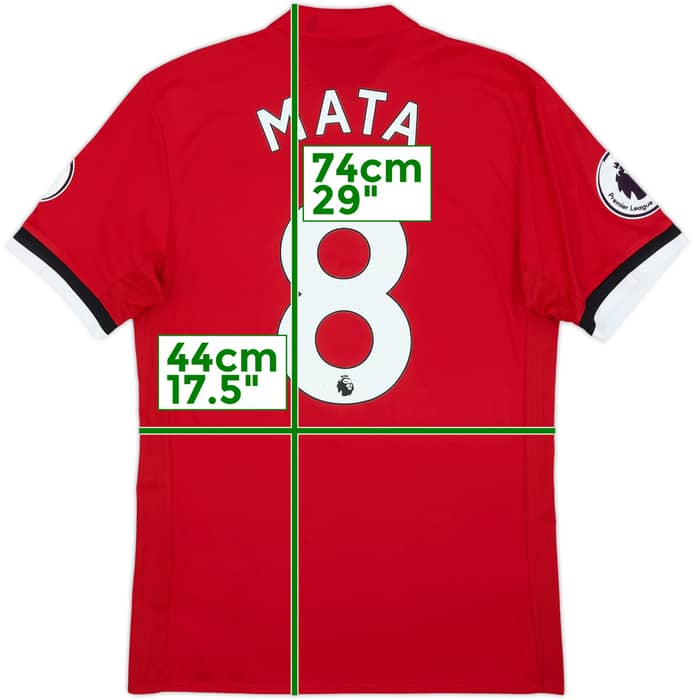 2017-18 Manchester United Home Shirt Mata #8 (S)