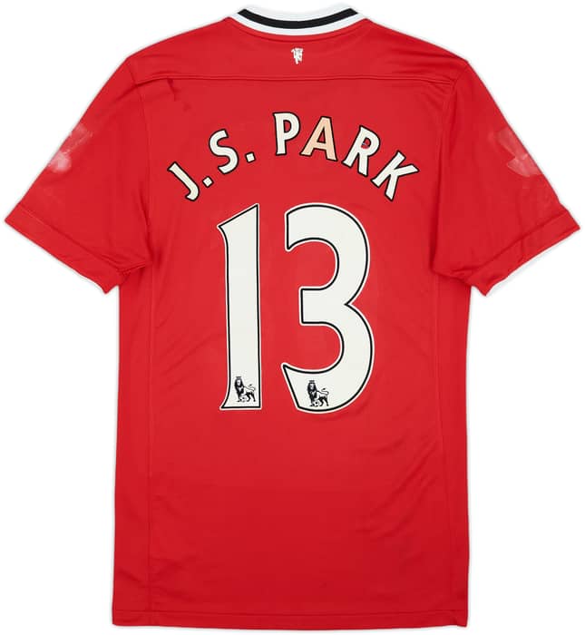 2011-12 Manchester United Home Shirt J.S.Park #13 - 5/10 - (S)