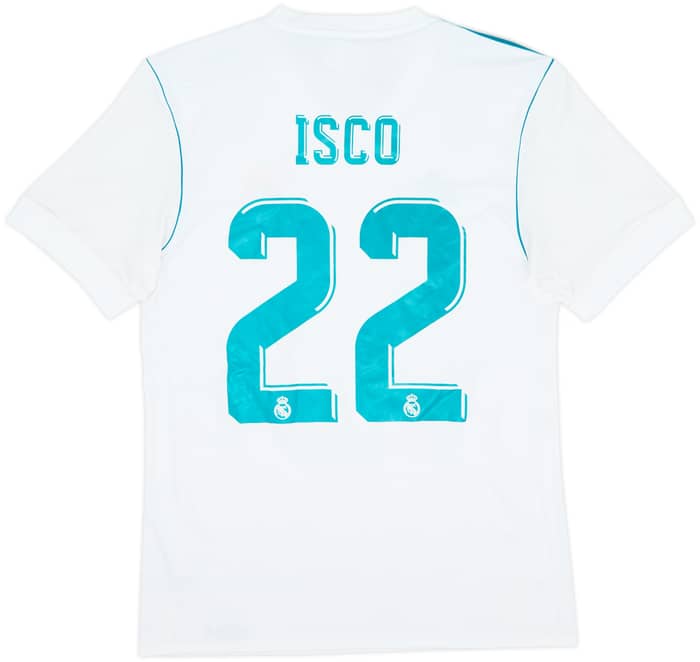 2017-18 Real Madrid Home Shirt Isco #22 (S)