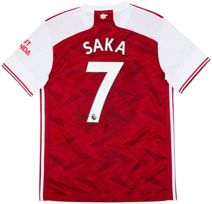 2020-21 Arsenal Home Shirt Saka #7 (M)
