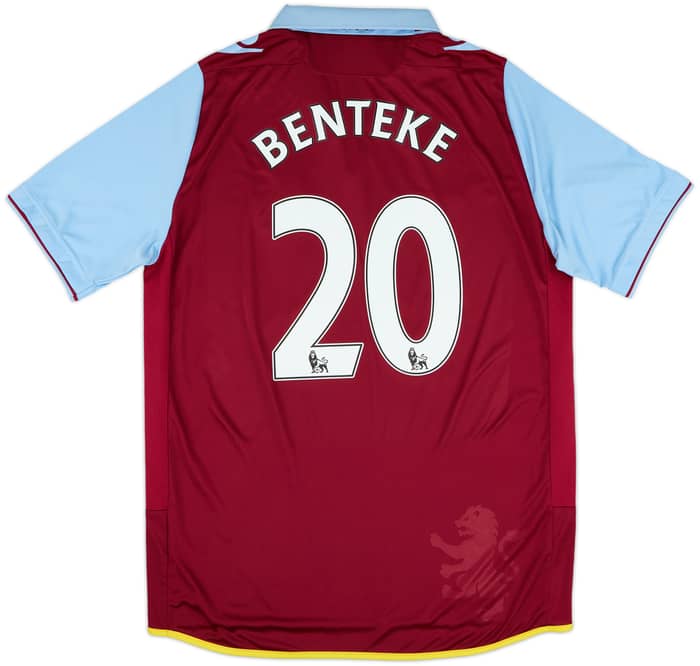 2012-13 Aston Villa Home Shirt Benteke #20 - 6/10 - (L)