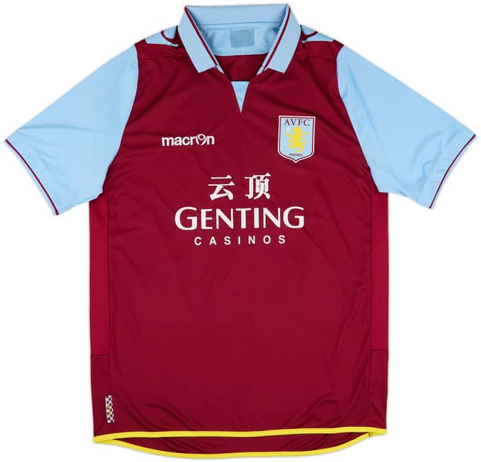 2012-13 Aston Villa Home Shirt Benteke #20 - 6/10 - (L)