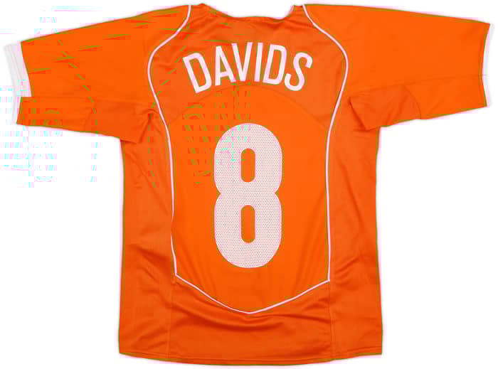 2004-06 Netherlands Home Shirt Davids #8 - 8/10 - (L.Boys)