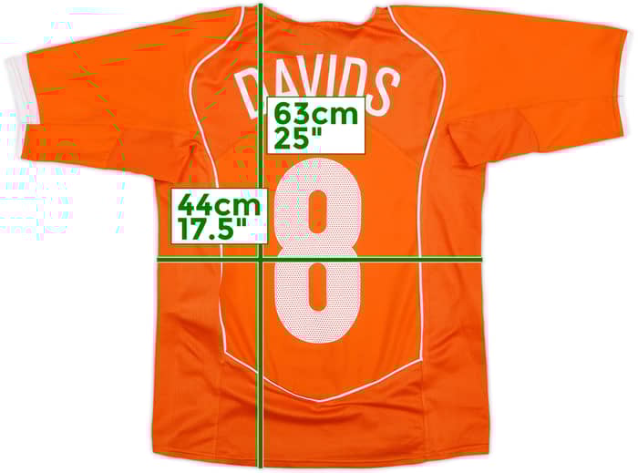 2004-06 Netherlands Home Shirt Davids #8 - 8/10 - (L.Boys)