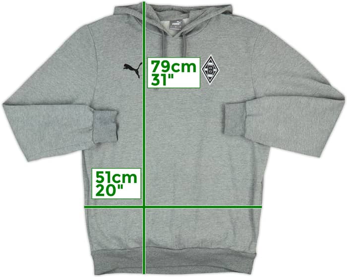 2020-21 Borussia Monchenglabach Puma Hooded Top - 8/10 - (L)