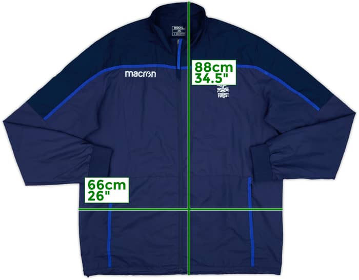 2018-19 Nottingham Forest Macron Track Jacket - 8/10 - (4XL)