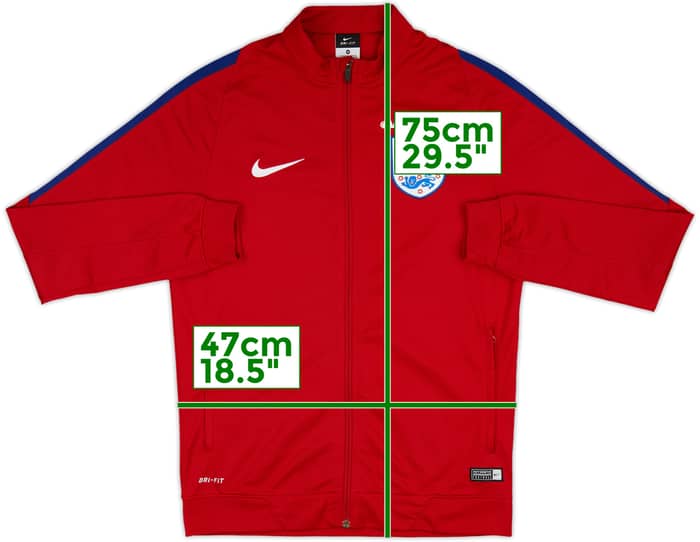 2016-17 England Nike Track Jacket - 8/10 - (M)