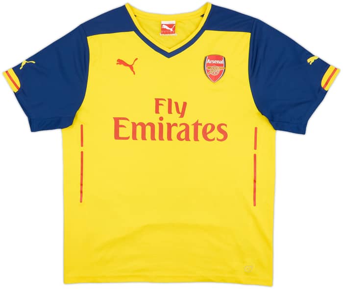 2014-15 Arsenal Away Shirt Arteta #8 - 9/10 - (L)