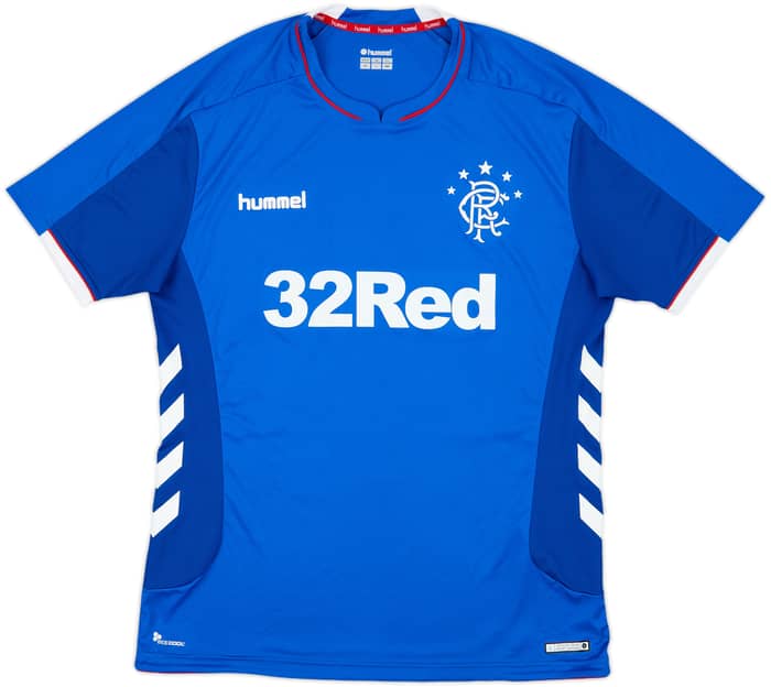 2018-19 Rangers Home Shirt - 9/10 - (XL)