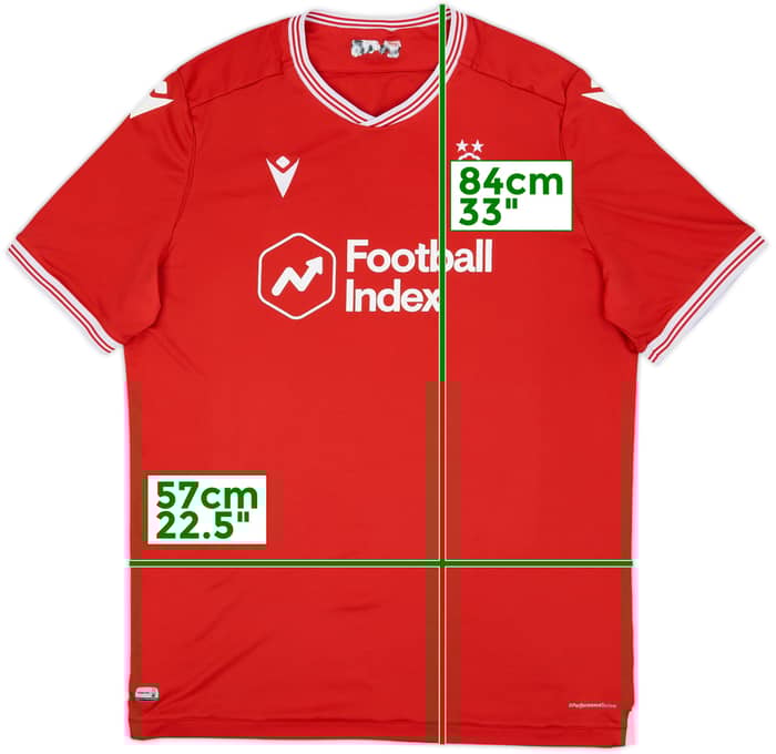 2020-21 Nottingham Forest Home Shirt - 7/10 - (XL)