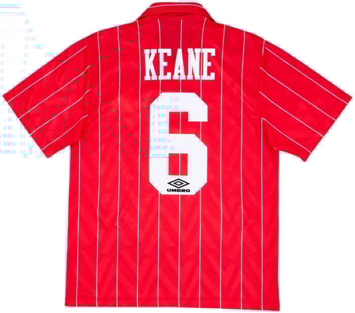 1992-94 Nottingham Forest Home Shirt Keane #6 - 8/10 - (M)