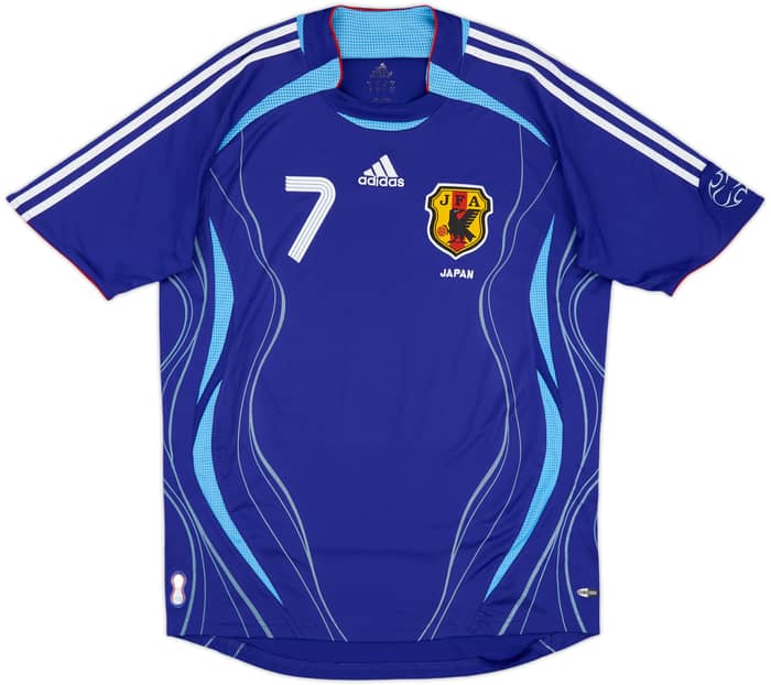 2006-08 Japan Home Shirt Nakata #7 - 8/10 - (L)