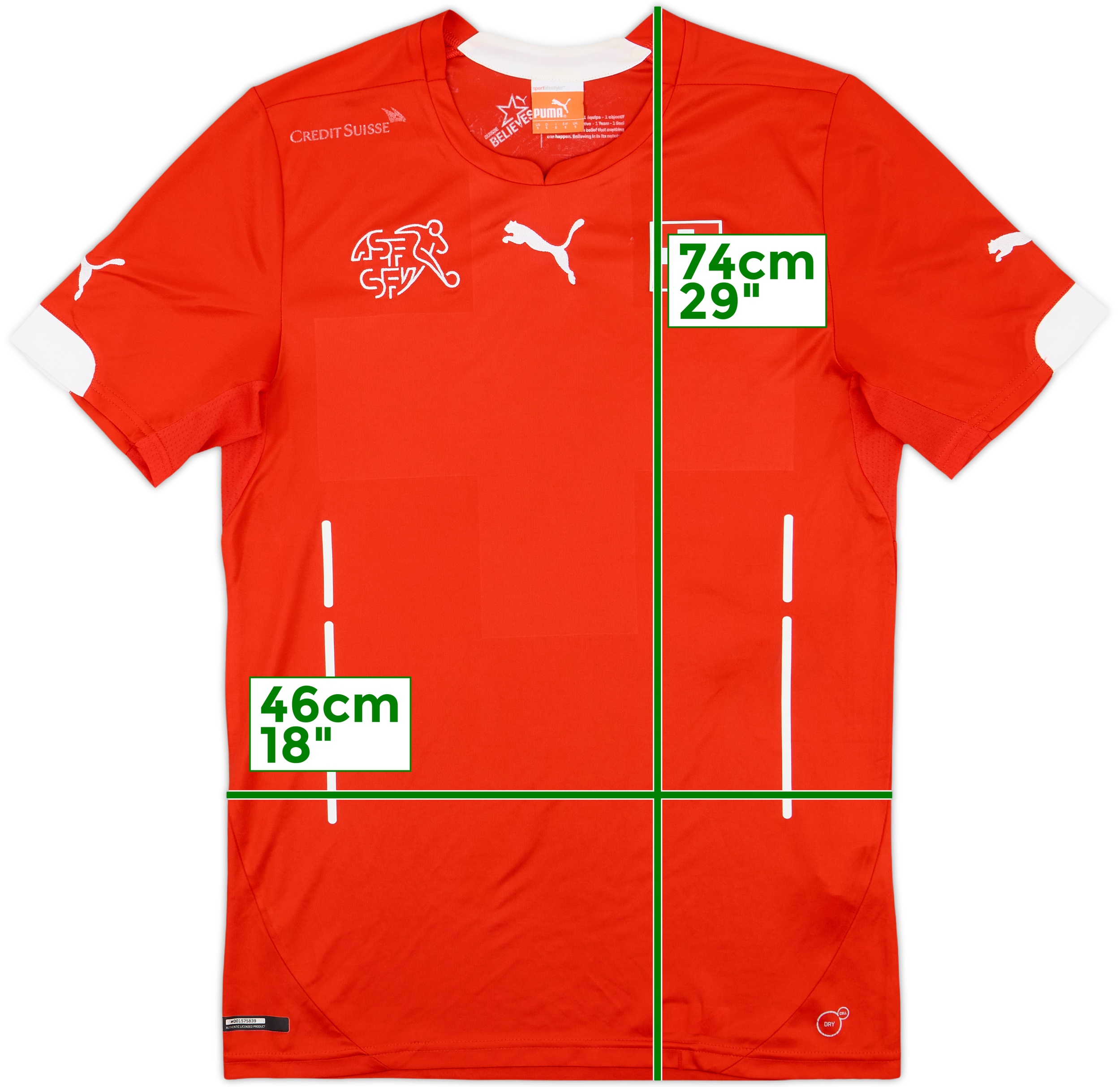 2014-15 Switzerland Home Shirt - 5/10 - (S)