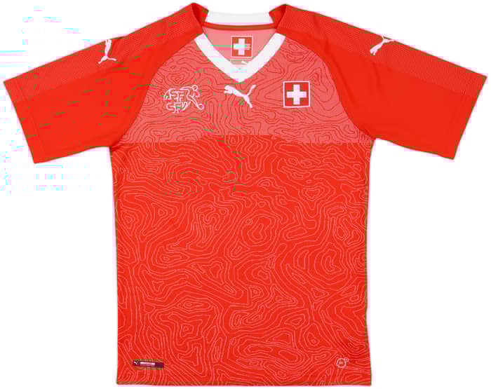 2018-20 Switzerland Home Shirt - 9/10 - (S)